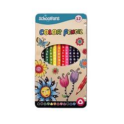 اسکول فنس  مداد رنگی 12 عددی